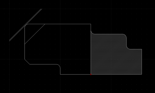 create hatch in segment 1 and 2, the result is broken hatch