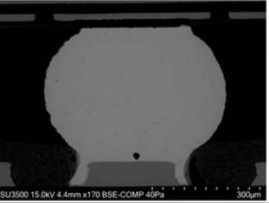 scan of mechanical failure in an asic package