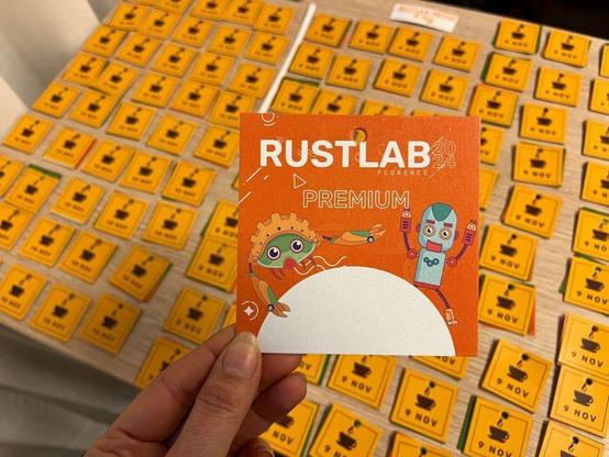RustLab, the International Conference on Rust in Florence, November 9th, 2024 - November 11th 2024