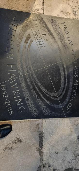 The tomb of Hawking.