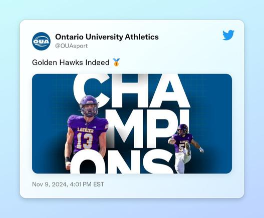 Golden Hawks Indeed 🥇 https://t.co/C23akKS2Eu
