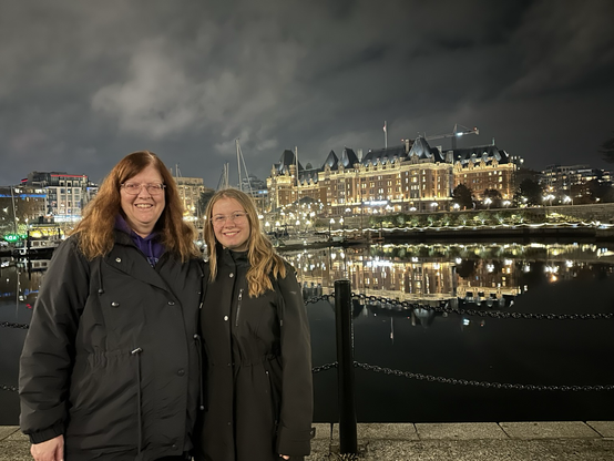 Walking around in the harbour of Victoria BC