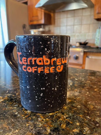 Homemade "Terrabrew Coffee" mug