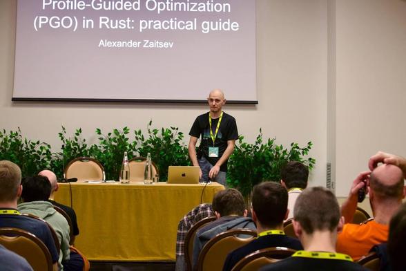 Aliaksandr Zaitsau at RustLab, the International Conference on Rust in Florence, November 9th, 2024 - November 11th 2024