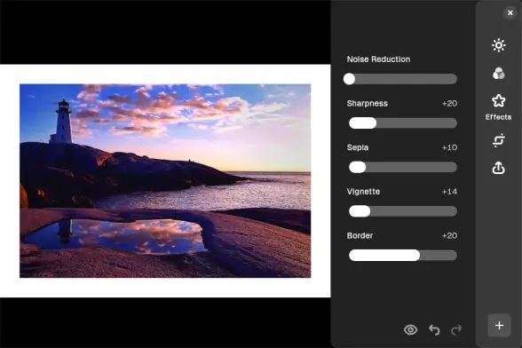 Kramo Sly. Available Effects