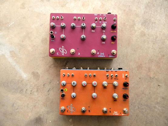 Triple Loop Parallel Stereo Blender pedal by dpFX Pedals