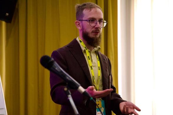 Daniel Antos at GoLab, the International Conference on Go in Florence, November 11th, 2024 - November 13th 2024