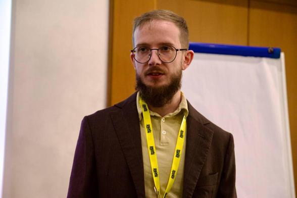 Daniel Antos at GoLab, the International Conference on Go in Florence, November 11th, 2024 - November 13th 2024