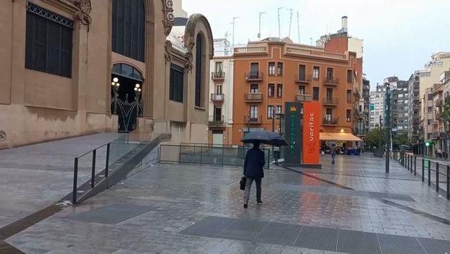 Mínima activitat dimecres a la ciutat de Tarragona davant les alertes per la dana (3Cat)