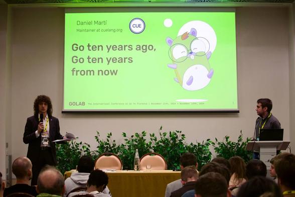 Daniel Martí at GoLab, the International Conference on Go in Florence, November 11th, 2024 - November 13th 2024