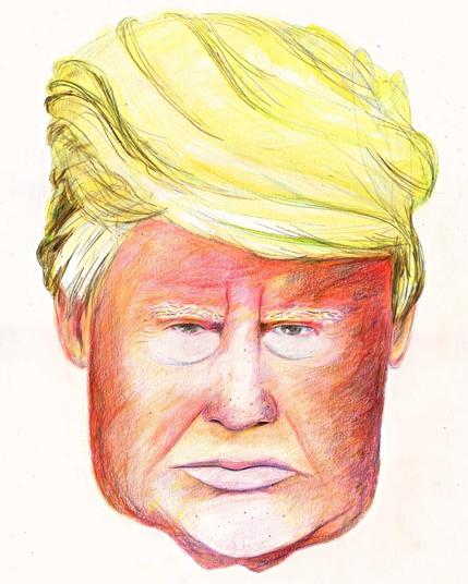 Face of a popular politician