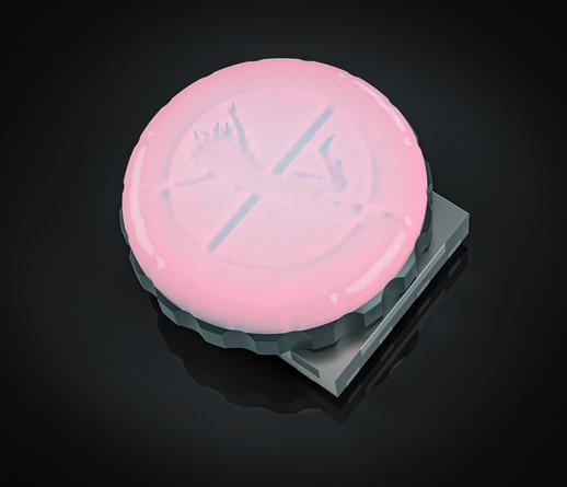 A Jumperless clickwheel cap in white jade. Once again, just screwing around with renders, I'm not a jeweler