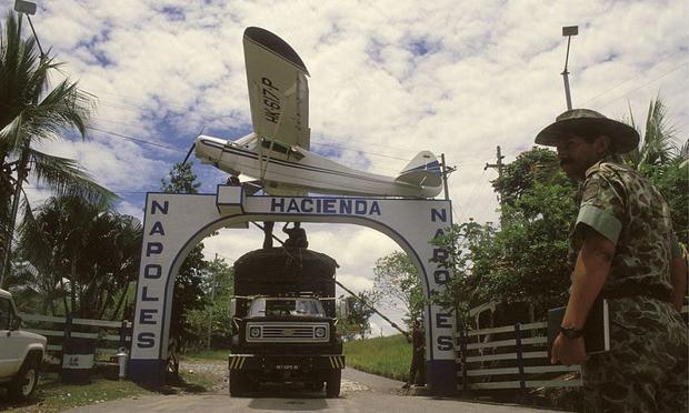 La entrada a la Hacienda Nápoles (Gamma-Rapho via Getty Images)