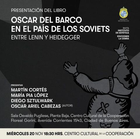 Presentación del libro "Oscar del Barco en el país de los soviets"de