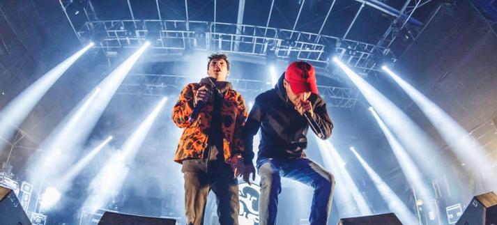 Ayax y Prok durante un concierto en Madrid en 2019. / Javier Bragado