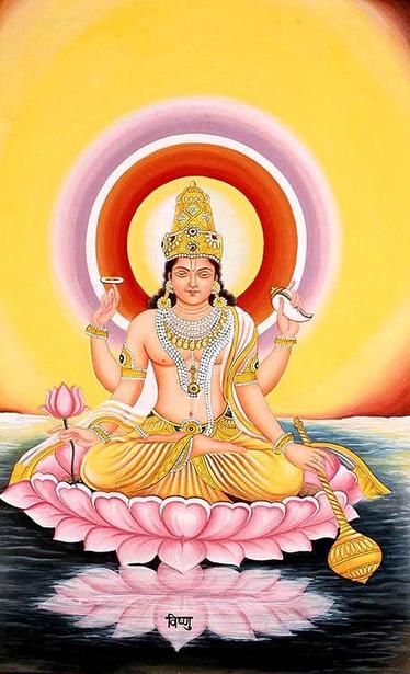 Solar Deity - Lord Viṣṇu
भगवान विष्णु

Source - http://www.harekrsna.de/surya/surya_vishnu.jpg