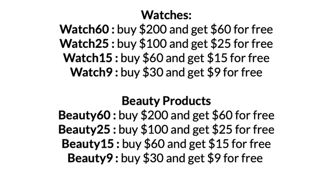 Get ready to shop till you drop at Ali express where massive discounts are up for grabs right now! Use these discount codes for watches and beauty categories and get products at cheap rates.