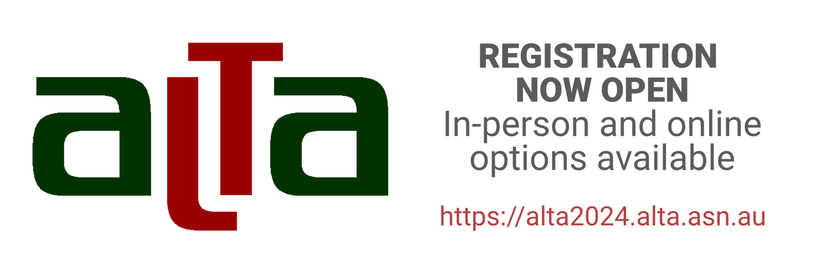 Registrations now open for #ALTA2024