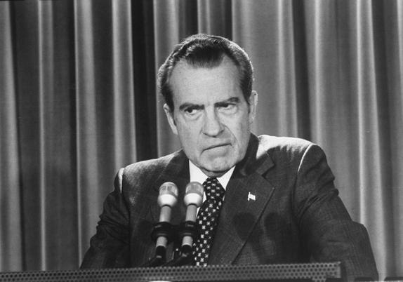 November 17, 1973 - President Nixon told an Associated Press managing editors meeting at Disney World in Orlando, Florida, that "people have got to know whether or not their president is a crook. Well, I'm not a crook."