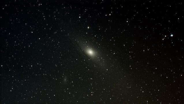 100 frames of the Andromeda Galaxy