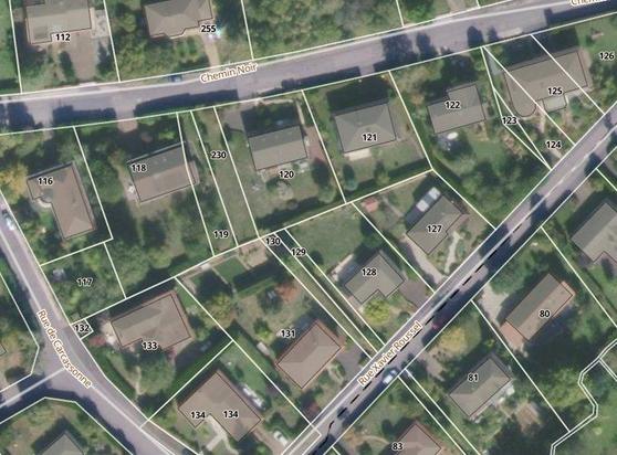 Aperçu de parcelles cadastrales