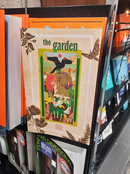 The Garden - Sans Press. Contains a short story by CT O'Mahony. Sits on a shelf in Chapters, Dublin.