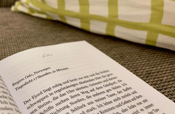 A book page of a book prototype.