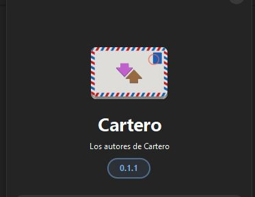 Imagen de cartero que muestra la versión 0.1.1