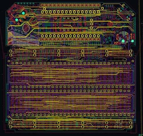 Jumperless main board inner 1 copper (no fills)