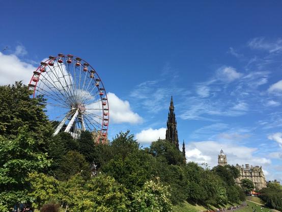 Edinburgh Cityscape, Scotland (Rebecca Budd Archives August 2016)