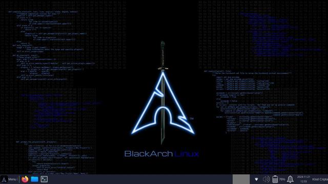 Desktop di BlackArch Linux