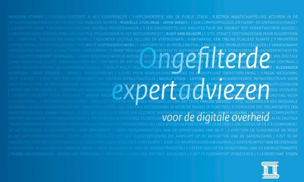 Afbeelding van de Kennis van Overheid met de tekst 'Ongefilterde expertadviezen voor de digitale overheid'
