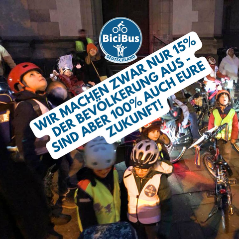 Wir machen zwar nur 15% der Bevölkerung aus-sind aber 100% auch eure Zukunft