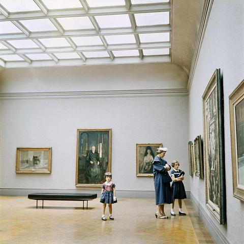 Photo made by Vivian Maier in her free hours as nanny in New  York in the 1950's