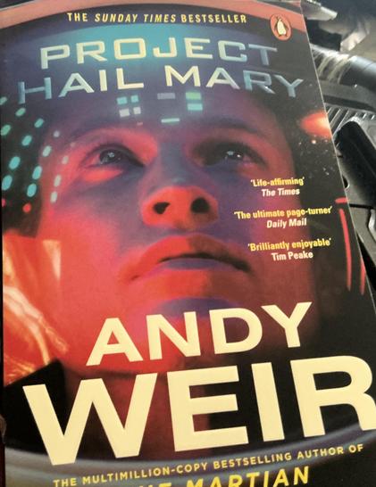 Project Hail Mary paperback by Andy Weir