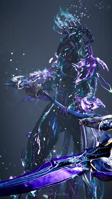 In game action photo of Wisp of warframe.