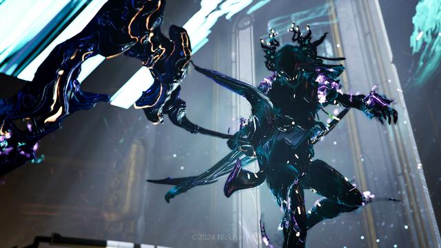 In game action photo of Wisp of warframe.
