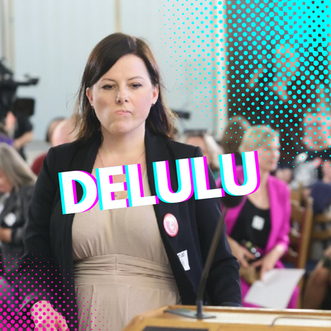 zdjęcie kai godek z podpisem delulu