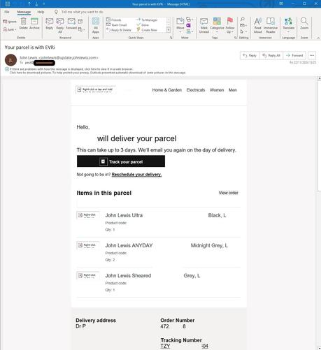 An #EMail with #SomeRedaction