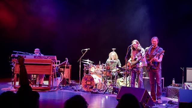 View of the performers on stage at the Melvin Seals & JGB show at the Tropicana Showroom in Atlantic City NJ on Friday November 22, 2024.