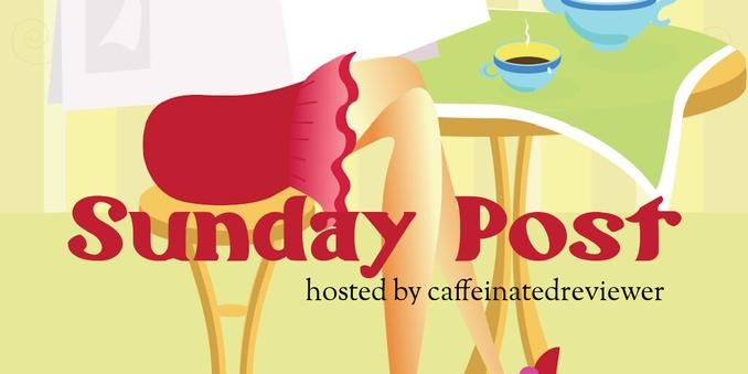 Vector of woman sitting at table reading Sunday paper.