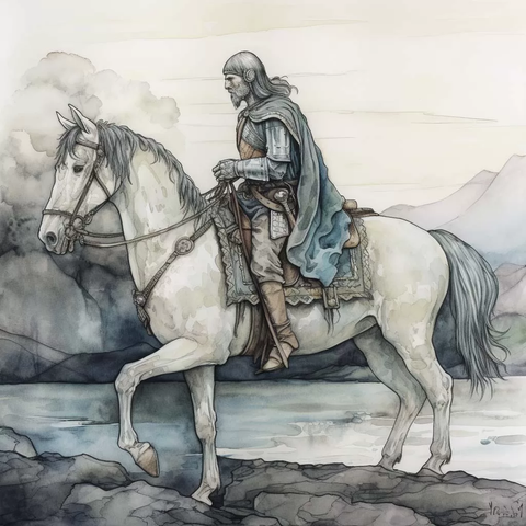 King Arawn from the Mabinogion