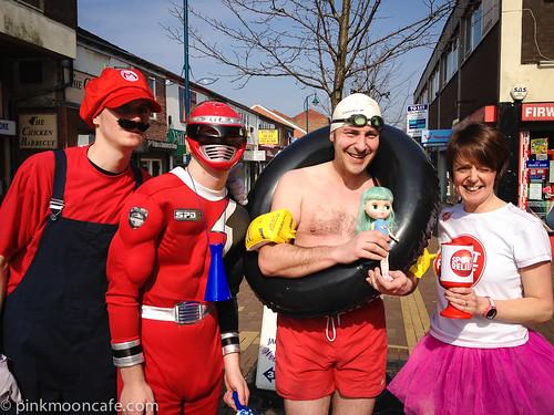 A photo titled "Sport Relief 2012, Stalybridge", taken near Ruffleys Bridge by *Julieanne* on Flickr.