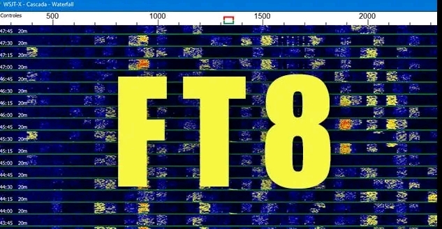 FT8 radio digimodos