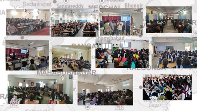 Gimpses of AI Yatra in the districts