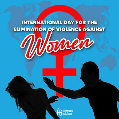International Day for the elimination of violence against women.