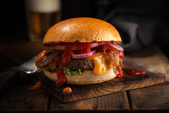 Leckerer Burger