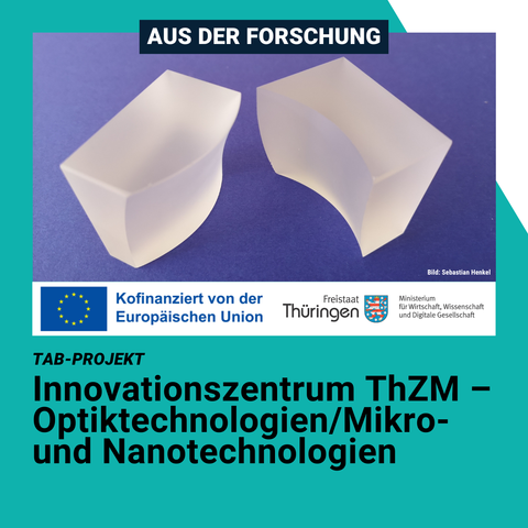 Freiformbearbeitung von optischen Komponenten; Foto: Sebastian Henkel