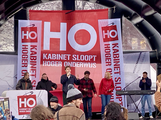 View on the stage