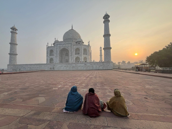Taj Mahal gryningen